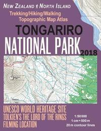 bokomslag Tongariro National Park Trekking/Hiking/Walking Topographic Map Atlas Tolkien's The Lord of The Rings Filming Location New Zealand North Island 1