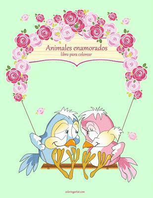 bokomslag Animales enamorados libro para colorear 1