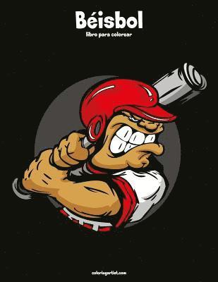 bokomslag Béisbol libro para colorear 1