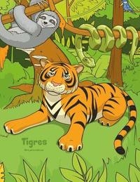 bokomslag Tigres libro para colorear 1