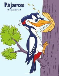 bokomslag Pájaros libro para colorear 1