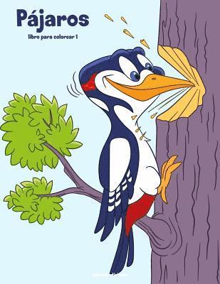 bokomslag Pájaros libro para colorear 1