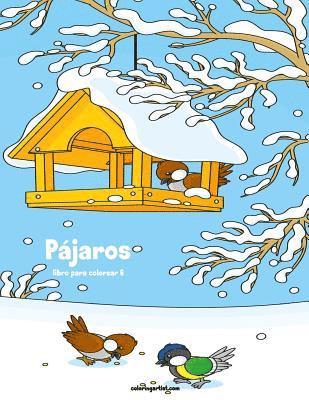 bokomslag Pájaros libro para colorear 6
