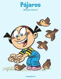 bokomslag Pájaros libro para colorear 8