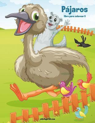 bokomslag Pájaros libro para colorear 9