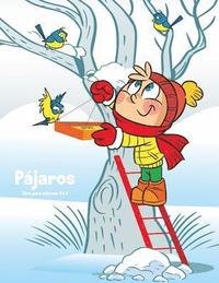 bokomslag Pájaros libro para colorear 3 & 4