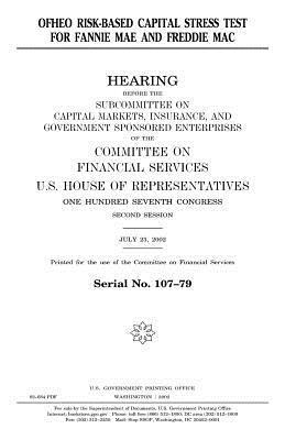 bokomslag OFHEO risk-based capital stress test for Fannie Mae and Freddie Mac