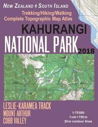 bokomslag Kahurangi National Park Trekking/Hiking/Walking Complete Topographic Map Atlas Leslie-Karamea Track Mount Arthur New Zealand South Island 1