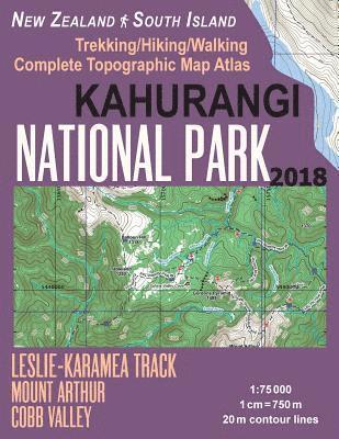 Kahurangi National Park Trekking/Hiking/Walking Complete Topographic Map Atlas Leslie-Karamea Track Mount Arthur New Zealand South Island 1 1