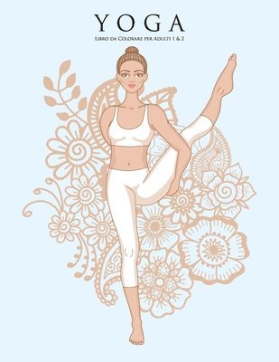 bokomslag Yoga Libro da Colorare per Adulti 1 & 2