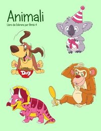 bokomslag Animali Libro da Colorare per Bimbi 4