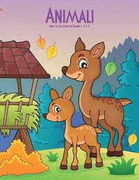 bokomslag Animali Libro da Colorare per Bambini 1, 2 & 3