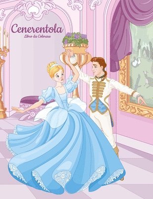 bokomslag Cenerentola Libro da Colorare 1