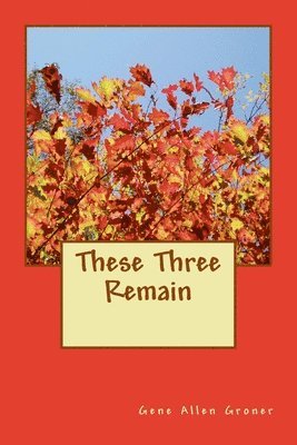 Gene Allen Groner - These Three Remain, Häftad