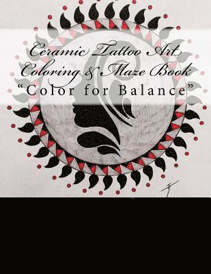 bokomslag Ceramic Tattoo Art Coloring & Maze Book