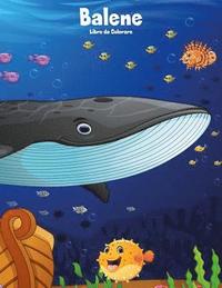 bokomslag Balene Libro da Colorare 1