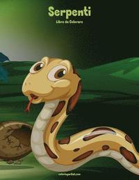 bokomslag Serpenti Libro da Colorare 1