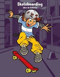 bokomslag Skateboarding Libro da Colorare 1