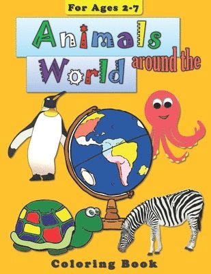 bokomslag Animals around the World: Coloring Book for Children