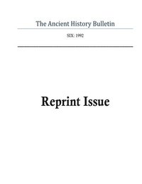 bokomslag Ancient History Bulletin Volume Six