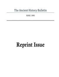 bokomslag Ancient History Bulletin Volume Nine