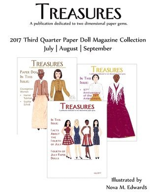 Treasures 2017 Third Quarter Paper Doll Magazine Collection: July-August-September 1
