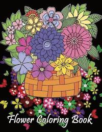 bokomslag Flower Coloring Book: Adult Coloring Book with Fun, Easy, and Relaxing Coloring Pages Amazing Swirls Heart Flower Birds Perfect Gifts