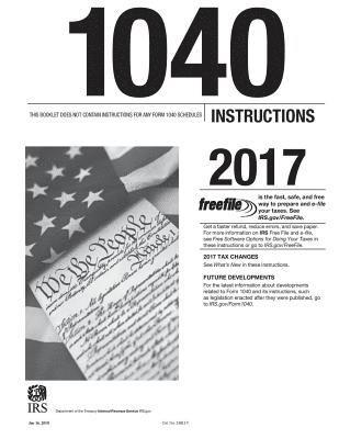 bokomslag 1040 Instructions 2017