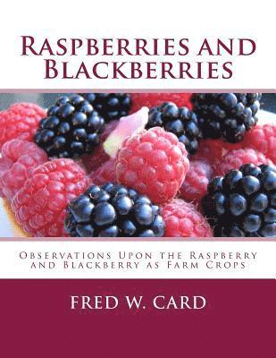 Fred W. Card - Raspberries and Blackberries: Observations Upon the Raspberry and Blackberry as Farm Crops, Häftad
