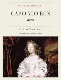 bokomslag Caro mio ben: Arietta, For Medium, High and Low Voices