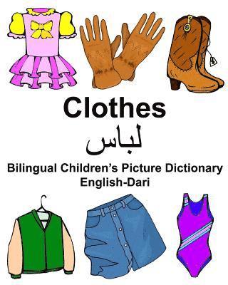 bokomslag English-Dari Clothes Bilingual Children's Picture Dictionary