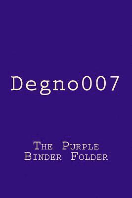 bokomslag Degno007: The Purple Binder Folder