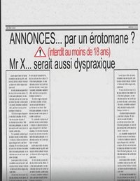 bokomslag annonces par un rotomane?