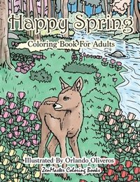 bokomslag Happy Spring Coloring Book for Adults