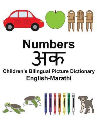 bokomslag English-Marathi Numbers Children's Bilingual Picture Dictionary