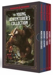 The Young Adventurer's Collection Box Set 1 [Dungeons & Dragons 4 Books]: Monsters & Creatures, Warriors & Weapons, Dungeons & Tombs, and Wizards & Sp 1