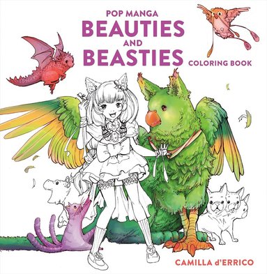 bokomslag Pop Manga Beauties and Beasties Coloring Book