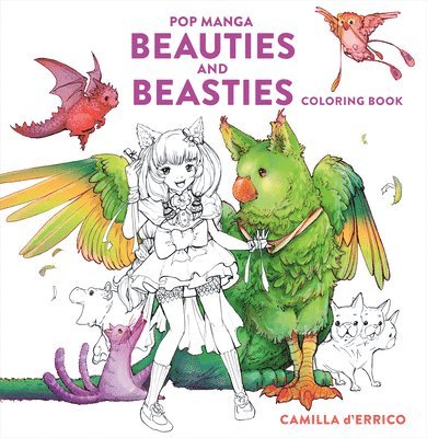 Pop Manga Beauties and Beasties Coloring Book 1