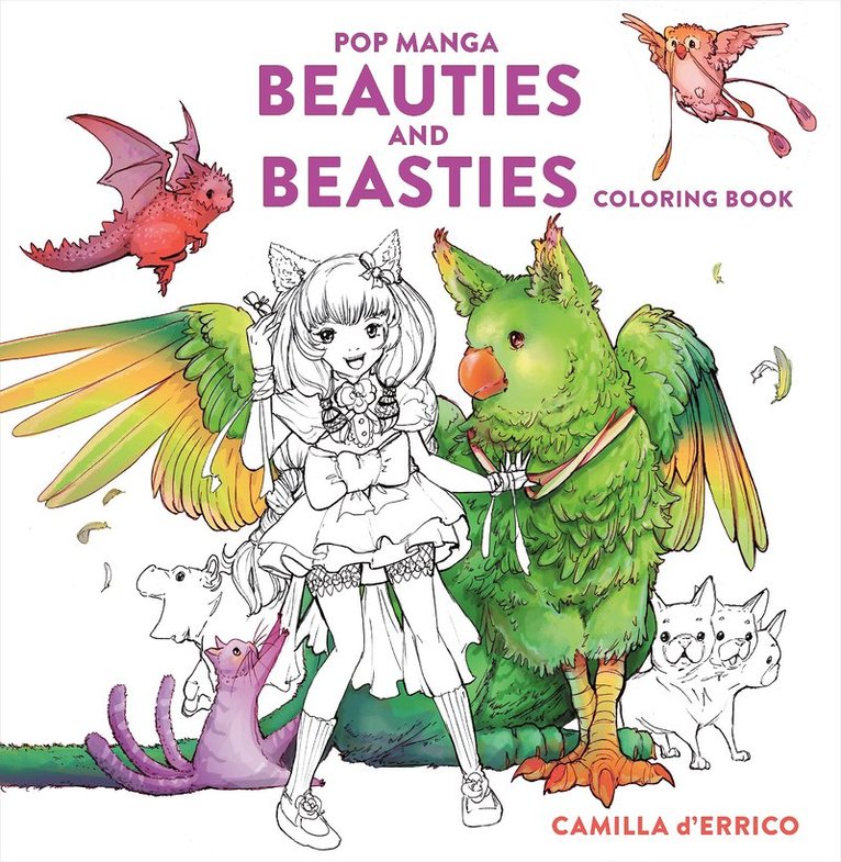 Pop Manga Beauties and Beasties Coloring Book 1