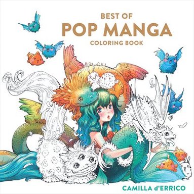 bokomslag Best of Pop Manga Coloring Book