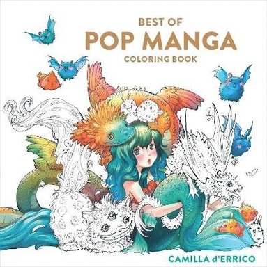 bokomslag Best of Pop Manga Coloring Book