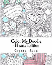bokomslag Color My Doodle - Hearts Edition: Adult Coloring Book