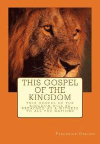 bokomslag This Gospel of the Kingdom