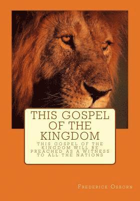 This Gospel of the Kingdom 1