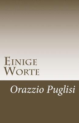 Orazio Puglisi - Einige Worte, Häftad