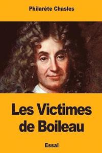 bokomslag Les Victimes de Boileau
