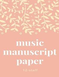 bokomslag Music manuscript book