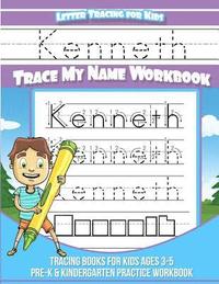 bokomslag Kenneth Letter Tracing for Kids Trace my Name Workbook: Tracing Books for Kids ages 3 - 5 Pre-K & Kindergarten Practice Workbook