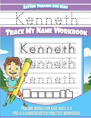 bokomslag Kenneth Letter Tracing for Kids Trace my Name Workbook: Tracing Books for Kids ages 3 - 5 Pre-K & Kindergarten Practice Workbook