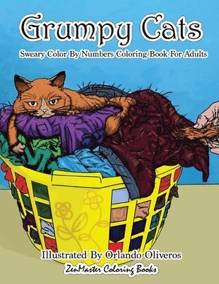 Sweary Color By Numbers Coloring Book for Adults